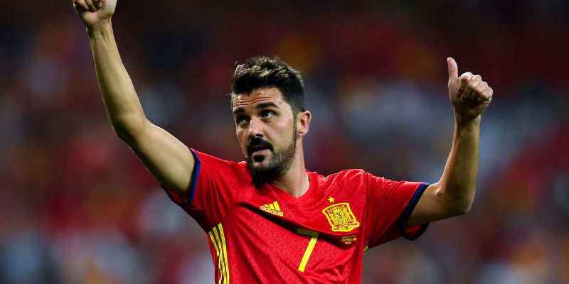 David Villa là chân sút xuất sắc nhất của đội tuyển Tây Ban Nha